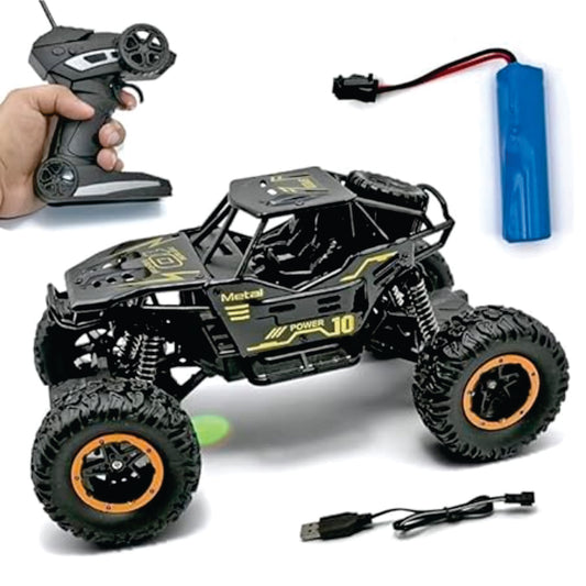 Rock Climber Remote Control RC Car for Boys | 4WD High-Speed Rechargeable Monster Racing Car, Off-Road Rock Crawler for Kids